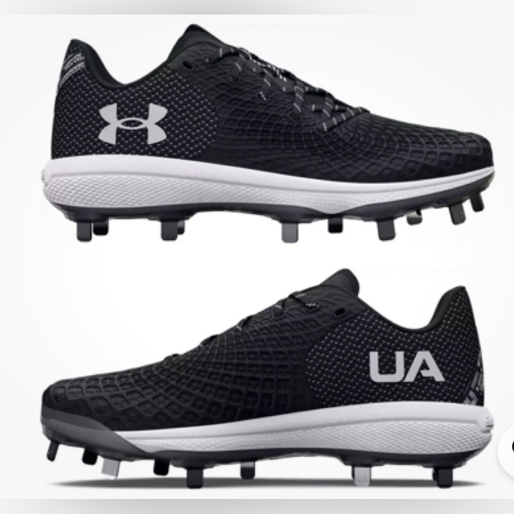 Under Armour Glyde 2 MT Molded Softball Cleats Women's Size9Black Athletic Metal